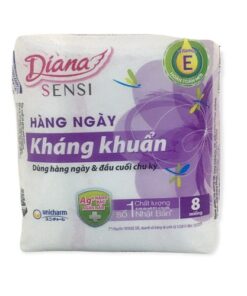Băng vệ sinh Diana sensi hàng ngày Kháng khuẩn 8 miếng
