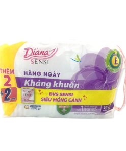 Băng vệ sinh Diana sensi hằng ngày kháng khuẩn 20 miếng