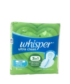 Băng vệ sinh Whisper siêu mỏng có cánh ngày 5 miếng