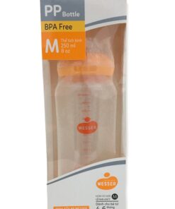 Bình sữa PP WESSER size M 250ml -cổ hẹp