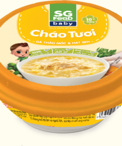 Cháo tươi SG food gà mộc sen (chén 240g)
