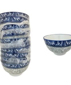 Chén bầu 4.5 hoa cổ (10 cái)