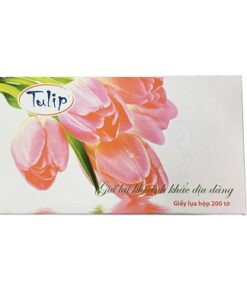 Khăn giấy lụa hộp Tulip 200 tờ