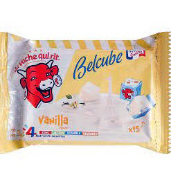 Phô mai bò cười Belcube vani 15x78g