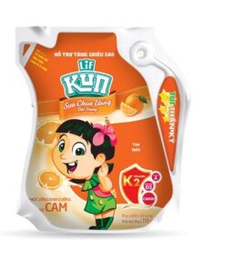 Sữa chua uống LIF KUN cam túi 110ml (1T24)
