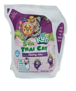 Sữa Lif KUN túi hương nho 110ml