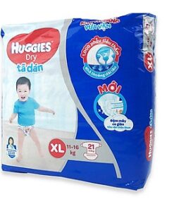 Tã dán Huggies XL 21 miếng