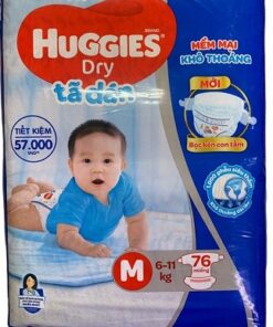 Tã dán Huggies M 76 miếng