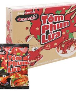 Thùng mì tôm phun lửa Omachi (30 gói x77g)