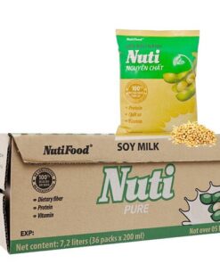 Thùng Nuti Sữa đậu nành 36 bịch x 200ml