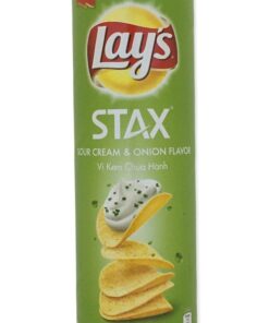 Bánh Snack Lay's Stax POCA vị kem chua và hành tây 160g
