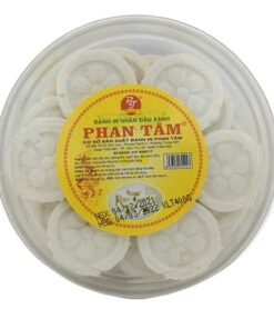 Bánh in nhân nhân đậu xanh Phan Tâm hộp tròn 400g