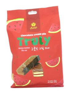 Bánh mềm phủ socola Truly vị dưa hấu 400g (16 cái x25g)