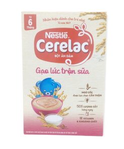 Bột ăn dặm Nestle Cerelac vị Gạo lức trộn sữa từ 6 tháng 200g