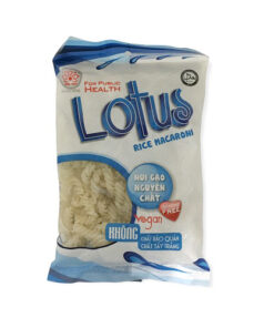 Nui gạo nguyên chất Lotus 200g