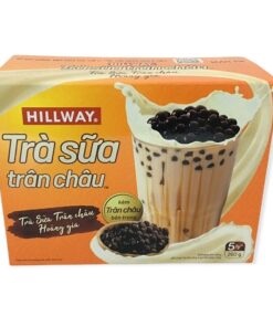 Trà sữa trân châu HILLWAY hộp (5 gói trà sữa, 5 gói trân châu)